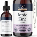 Per Se Labs Ionic Zinc Liquid - 10 mg High Absorption 240 portions Liquid Zinc gouttes pour adultes - Immune Support Soins de la peau Suppléments de zinc - Vegan Zinc Sulfate Antioxydant Supplément diététique - 2 Oz