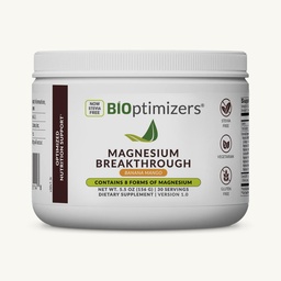 BIOptimizers Magnesium Breakthrough Drink - 8 Forms of Magnesium, Electrolytes, Sleep Health, Stress, Muscle Recovery, Heart Support | Glycinate, Citrate, Malate- Banana Mango