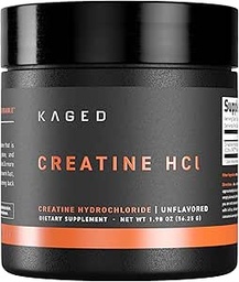 Kaged Creatine HCl Powder, Unflavored, Muscle Building and Recovery Supplement, Patented Formula, Highly Soluble Powder, 75 Servings