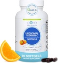 Liposomal Vitamin C 1000mg by Core Med Science, 90 Softgels - Non-GMO Natural Liposomal Vitamin C Supplement That Promotes Healthy Skin - Immune System Booster for Adults, Supports Collagen Formation