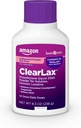 Amazon Basic Care ClearLax, Polyethylene Glycol 3350 Powder for Solution, Osmotic Laxative, Unflavored, 8.3 ounce (Pack of 1)
