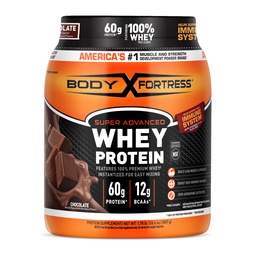 Forteresse du corps 100% Whey, poudre de protéines premium, chocolat, 1,78lbs