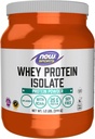 NOW Foods Sports Nutrition, Whey Protein Isolate, 25 g With BCAAs, Unflavored Powder, 1.2-Pound