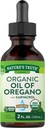 Nature's Truth Organic Oil of Oregano Liquid Drops | 2 fl oz | Mediterranean and Wild Oregano Supplement | Non-GMO & Gluten Free