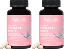 Hyland's Easy Morning Prenatal Multivitamin and Digestive Health and Morning Sickness Relief, 60 Vegan Capsules, with Folate, Choline, Zinc, Ginger Root, Prebiotics and Algae DHA (Pack of 2)