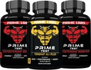 Prime Labs Test Prime Test Testostérone Booster (60 ct, 2-Pack) + Tongkat Ali Plus (60 ct)
