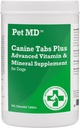 Pet MD - Canine Tabs Plus 365 Compte - Multivitamines avancées pour chiens - Supplément nutritionnel naturel quotidien en vitamines et minéraux - Comprimés à croquer au foie