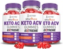 Justified Laboratories (3 Pack Ultra Quick Keto ACV Gummies Extreme 2000MG Ultraquick Keto Gummies Apple Cider Vinegar Formulated with Pomegranate Beet Juice Powder B12 Vegan Non GMO 180 Gummys