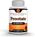 Complexe de soutien de la prostate - Saw Palmetto & Beta Sitostérol avec l'écorce de Pygeum - support quotidien du flux urinaire pour les hommes - 90 capsules de stérol naturel