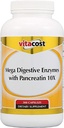 Vitacost Mega Digestive Enzymes with Pancreatin 10X - 300 Capsules