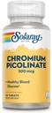 Solaray Chromium Picolinate Tablets, 500 mcg | 60 Count
