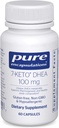 Encapsulations pures DHEA 7-Keto 100 mg Unique DHEA Metabolite Supplément pour soutenir la thermogenèse et la composition corporelle saine*