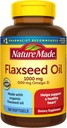 Nature Made Flaxseed Oil 1000 mg, Fish Free Omega 3 Supplement, Dietary Supplement for Heart Health Support, 100 Softgels, 100 Day Supply