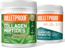 Kit Duo Bulletproof Collagen Peptides Protéines Poudre pour la peau, les os et les articulations — 18g Protéines, 17.6 Oz & InnerFuel Poudre de Fibre Prébiotique pour Gut, Gas Relief, Digestive Health et Immune Support