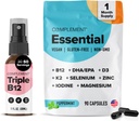 Complement Essential Vegan Multivitamin & Triple B12 Spray Bundle – Comprehensive Nutritional Support for Plant-Based Diets