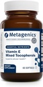 Metagenics Vitamin E Mixed Tocopherols - High Potency Antioxidant Supplement with Alpha & Gamma Tocopherols - Supports Heart, Immune & Cellular Health - Non-GMO, Gluten-Free - 60 Softgels