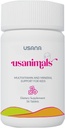 USANA Usanimals Multivitamin for Kids - Daily Chewable Tablets with Vitamins A, C, D, E, B6, B12, Zinc, Iron - Supports Immune, Bone & Brain Health - Essential Nutrients for Ages 2-12 - 56 Tablets