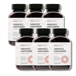 Nutrition plus intelligente Curcumin Softgels - Vegan High Absorption 400 mg Curcumin supplément normalisé à 95 % tétrahydrocurcuminoïdes + huile de graines noires et gingembre pour la santé articulaire et immunitaire - 360 Ct