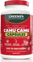 Greens+ SuperFruit Supplement, Amazon Camu Berry with Vitamins & Minerals, High ORAC Antioxidants, 400mg Natural Vitamin C, 120 Veggie Capsules