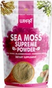 Wixar Wildcrafted Sea Moss Powder – (8 Ounces) – Natural Irish Sea Moss and Bladderwrack with Burdock Powder - Thyroid Support, Healthy Skin, Keto Detox, Joint Support Alkaline Supplements