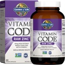 Garden of Life Vitamin Code Raw One Men's Multivitamin with Zinc Supplements for Immune and Skin Health, 30 Capsules