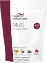 Bariatric Advantage Multi Chewy Bite - Soft Chew Multivitamin for Bariatric Surgery Patients - Chewable Multivitamin with Folic Acid, Vitamin D3 & More - Assorted Fruit Flavor - 60 Count