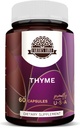HerbEra Earth's Love - Thyme 60 Capsules, High Potency Capsules 400 mg, Made with Thyme (Thymus Vulgaris) and Vegetable Capsules Dried Leaf (60 Capsules)