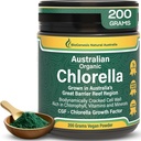 Biogenesis Poudre de Chlorelle biologique – 200g d'Australien Grown.