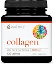Youtheory Advanced Collagen - 6,000 mg - with Vitamin C & Amino Acids - for Hair Growth, Skin & Nails* - Supports Joint, Bone & Muscle Health* - for Women and Men - 120 Tablets (20-Day Supply)