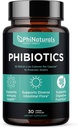PhiNaturals High Potency Probiotics 10 souches 30 milliards d'UFC [30 gélules véganes] pour les femmes et les hommes Santé digestive - Lactobacillus Acidophilus Salivarius Rhamnosus Bifidobacterium Probioticos