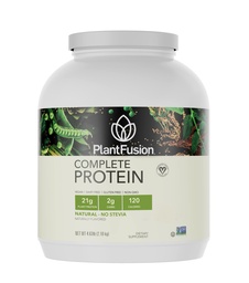 PlantFusion poudre de protéines végétaliennes complètes - Poudre de protéines à base végétale avec BCAA, enzymes digestives et protéines de pois - Keto, sans gluten, non laitiers, sans sucre, non-OGM - naturel- sans stevia 5 lb vrac