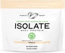 Muscle Feast Grass-Fed Whey Protein Isolate, All Natural Hormone Free Pasture Raised, Whey Isolate Protein Powder for Men and Women, Clean, Gluten-Free, Delicious Isolate Protein - Vanilla, 2lb