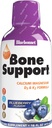 Bluebonnet Nutrition Liquid Bone Support Calcium Citrate, Magnesium Citrate, Vitamin D3, K2, for Bone Health, Non GMO, Gluten Free, Soy free, milk free, kosher, 32 Servings, Blueberry Flavor, 16 Fl Oz (Pack of 1)