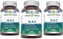 Amazing Formulas NAC 600 Mg | N-Acetyl Cysteine Supplement | Capsules | Non-GMO | Gluten Free | Made in USA (3 Pack, 250 Count)