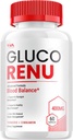 (1 pack) Supplément de gluco-renu, Gluco-renu Capsule - Formule avancée Gluco-renu, Gluco-renu Évaluations de la force maximale, 60 capsules