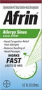 Afrin Allergie Sinus Nasal Spray - Dégustation Nasale rapide et puissante des Allergies, Pour Adultes et Enfants 6 ans et plus, 0.50 Fl Oz (paquet de 1)