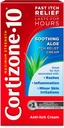 Cortizone-10 Strength Maximum Aloe Relief Cream, 1% Hydrocortisone, Fast-Acting, Crème anti-démangeaison pour Bug Bites, Rash, Eczema, Psoriasis, Poison Ivy, Chêne, Sumac et plus, 1 oz