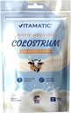 Vitamatic Bovine Colostrum 30% IgG Powder 180 gram (6.34 OZ) - Supplement for Gut Health, Hair Growth, Beauty, Muscle Recovery, & Immune Support - Easy to Mix - (Unflavored)