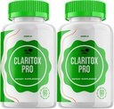 (2 Pack) Claritox Pro pour les capsules Vertigo, Claritox Pro pour les critiques Vertigo, ClaritoxPro pour le supplément de soutien Vertigo Pilules Nootropiques de Formule Maximale Claritox Pro pour la Mémoire (120 Capsules)