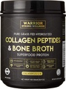 Premium Collagen Peptides Bone Broth Powder: Grass Fed Hydrolyzed Collagen Boost for Healthy Skin, Nails, Hair, Joints, Muscles, Bones, Digestion, Keto Friendly, Unflavored