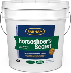 Farnam Horseshoer's Secret Pelleted Hoof Supplément pour chevaux favorise la croissance saine des sabots, 22 lb., 60 jours d'approvisionnement