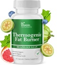 SOLUTIONS DE VITAMIN Thermogénique Fat Burner Lean brésilien, pilules de perte de poids pour les femmes, taille Trimmer & suppléments pour Bloating pour les femmes et les hommes, 60 capsules