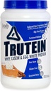 Nutrition corporelle Trutein Poudre à haute teneur en protéines : 45 % Whey, 45 % Caséine, 10 % Blanc d'oeuf, Sans gluten, Faible teneur en sodium, Poudre de protéines de lactosérum, Supplément de gymnastique et petit-déjeuner agité, Pie de citrouille, 2lb
