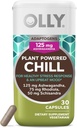 OLLY Chill Adaptogen, Ashwagandha, Supplément de soutien d'humeur avec racine de Rhodiola, Capsules végétariennes - 30ct