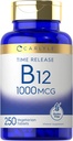 Carlyle B12 Vitamin 1000 mcg | 250 Count | Time Release Tablets | as Cyanocobalamin | Vegetarian, Non-GMO & Gluten Free Supplement