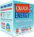 Ola Loa Energy Mélange de boissons multivitamines tropicales - Amino Energy Poudre, sans gluten, sans détox, sans lait, sans caféine - Buvez vos vitamines pour les rigueurs de la vie quotidienne - 30 paquets (8.25oz)