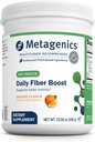 Métagène Poudre de Fibre Herbulque - 7g Fibre soluble et insoluble avec Psyllium Husk, Acacia & Chicory - Supports Gut, Bowel Regularity & Immune Health* - Non-OGM, sans gluten, végétalien - Arôme orange