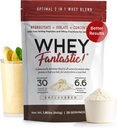 3-in-1 Whey Protein Powder Unflavored 2.2lb – 30g of Grass-Fed Protein from Whey Hydrolysate, Isolate and Concentrate per Serving – Non-GMO, Soy-Free, Sugar-Free – 28 Servings