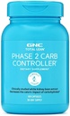 GNC Total Lean Phase 2 Carb Controller, Decreases Calorie Impact from Carbohydrates, 120 Capsules
