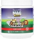 NaturesPlus Animal Parade MagKidz, Cherry Flavor - 0.38 lb - Children's Magnesium Powder Supplement - Bone & Muscle Health Support - Gluten Free, Sugar Free - 45 Servings